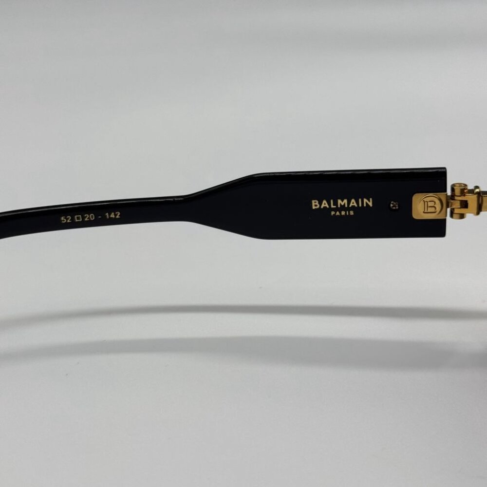 NEW BALMAIN ADMIRABLE UNISEX SUNGLASSES BALMAIN BPS-130A BLACK - Picture 12 of 14